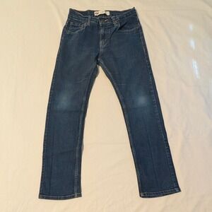 Levis 511 Slim Fit Dark Wash Denim Jeans W27 L27 Blue 5511-D3W 319